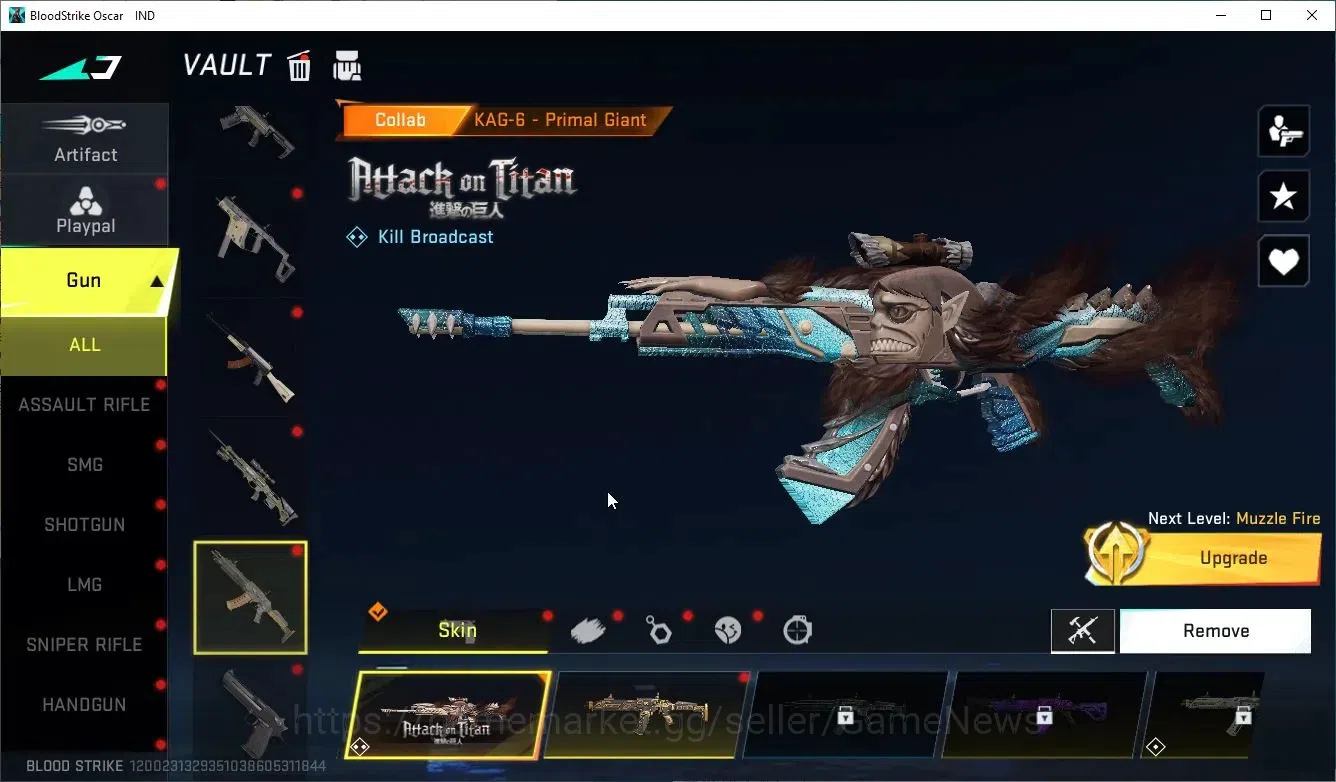 Blood Strike Accounts ASIA|Eternal Desert Eagle-Scorpius|Melee 2 (One Ha image 13