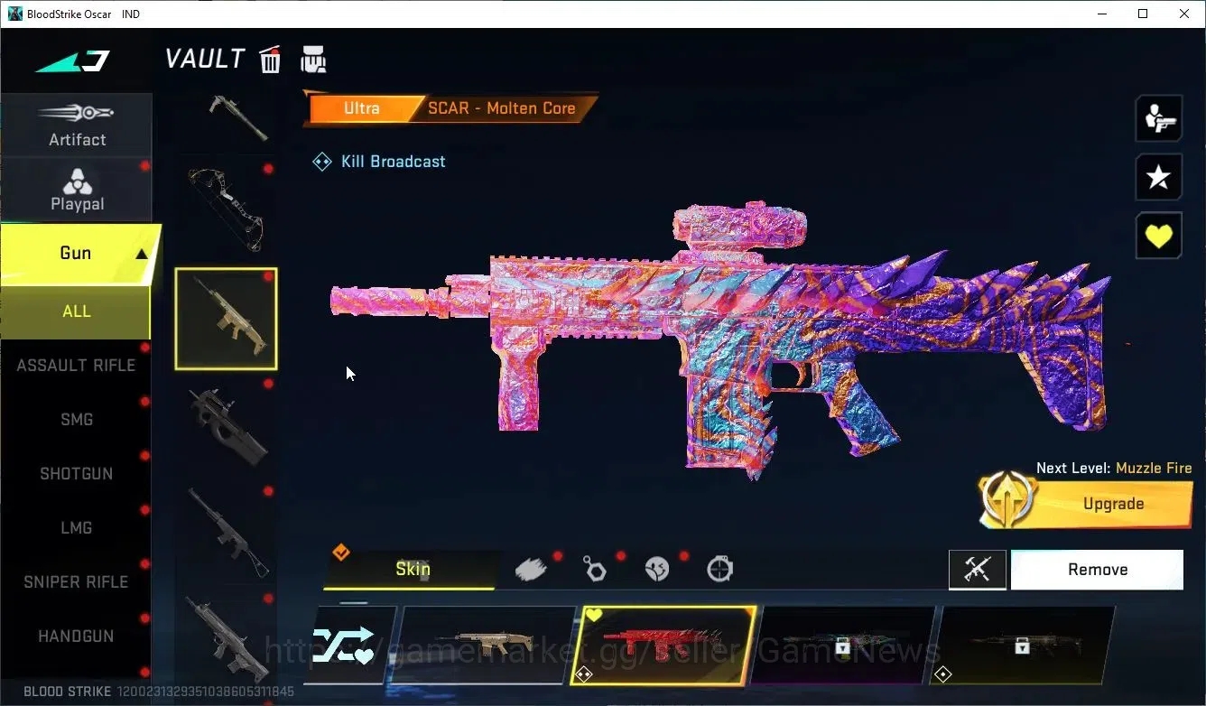 Blood Strike Accounts ASIA|Eternal Desert Eagle-Scorpius|Melee 2 (One Ha image 16
