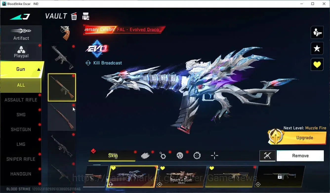Blood Strike Accounts ASIA|Eternal Desert Eagle-Scorpius|Melee 2 (One Ha image 19