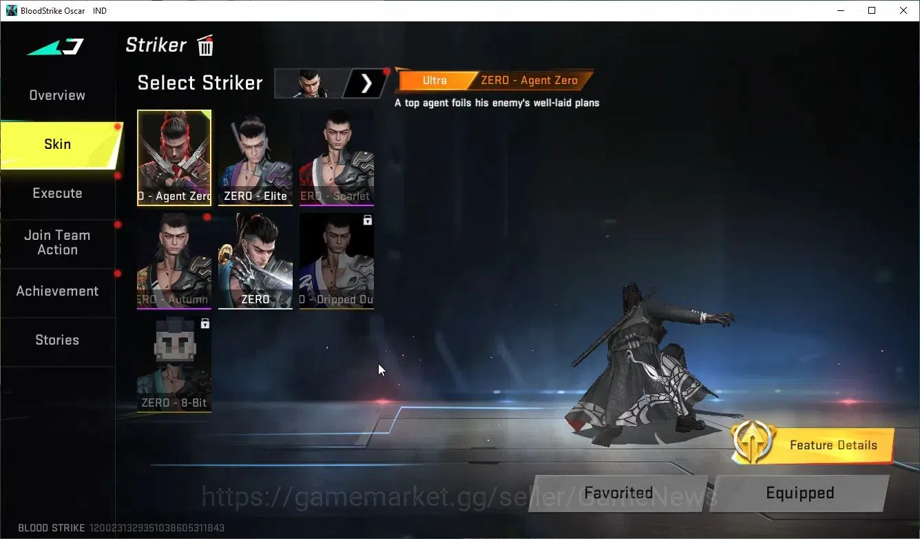 Blood Strike Accounts ASIA|Eternal Desert Eagle-Scorpius|Melee 2 (One Ha image 4