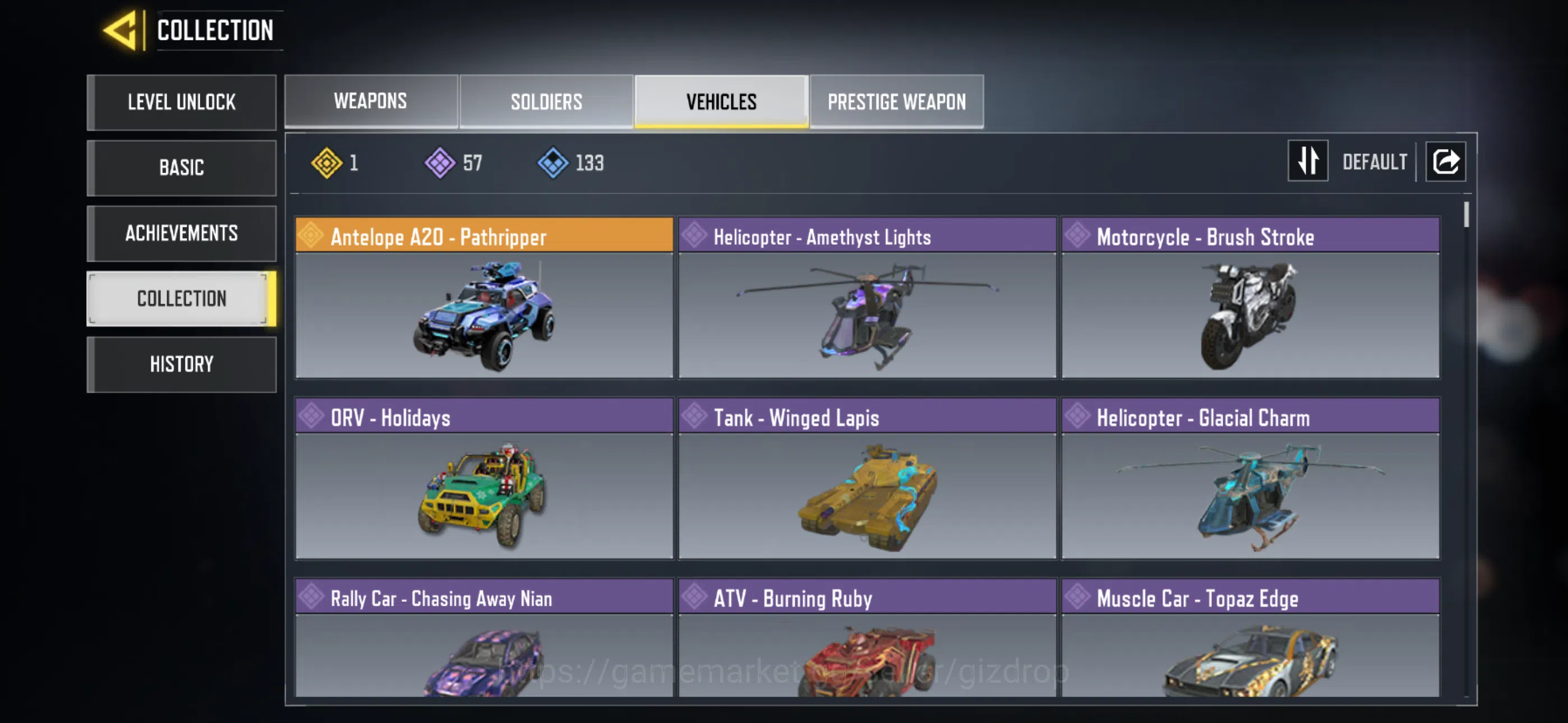 Call of Duty: Mobile Accounts 5 mythics  | 17 leggy | prestige weapon| 1 leggy s image 5