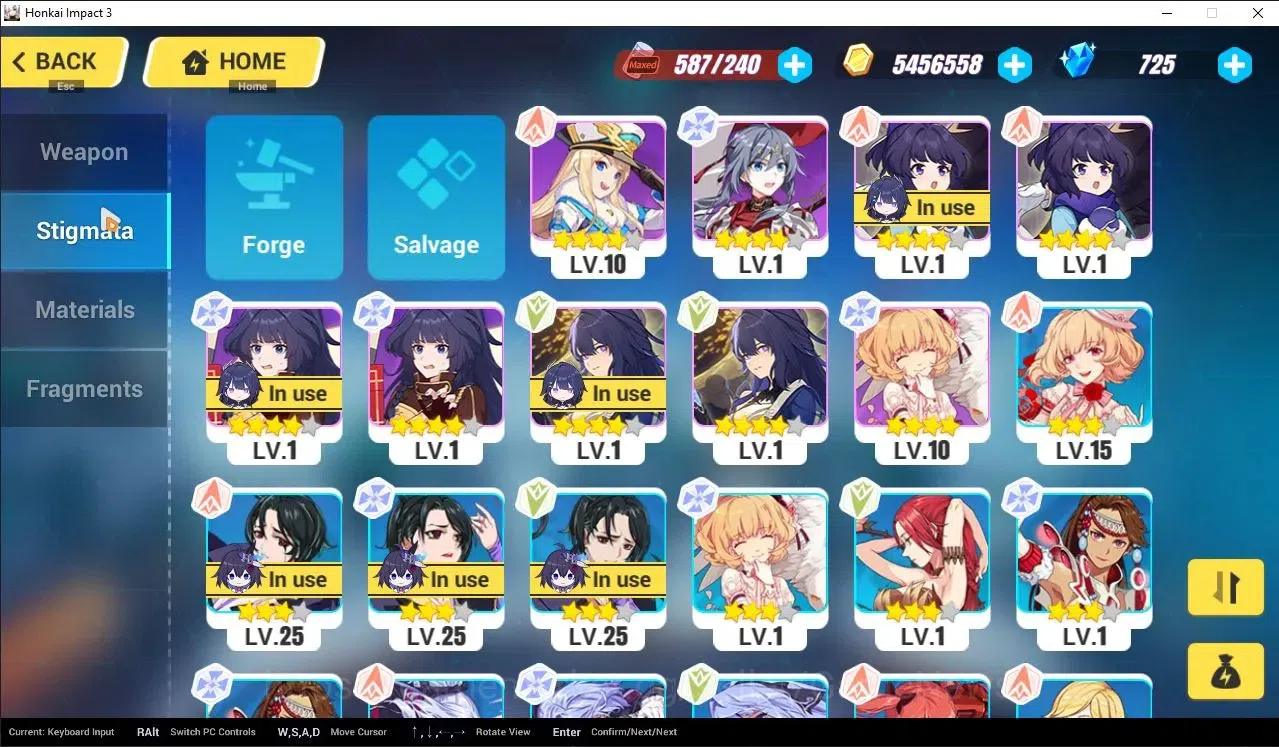 Honkai Impact 3rd Accounts SEA Lvl 25|Starter|1 Full Set (Raiden Mei Xentinel image 5