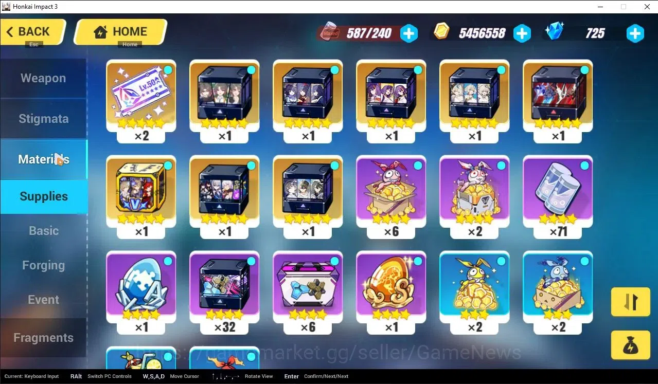Honkai Impact 3rd Accounts SEA Lvl 25|Starter|1 Full Set (Raiden Mei Xentinel image 6