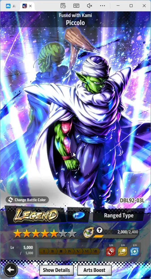 Dragon Ball Legends Accounts High-End Android|Lvl 161|57M Total Power|12 CC|2 LR|7 UL|LR S Vegito,FWK Piccolo|UL SS Goku,SS2 10