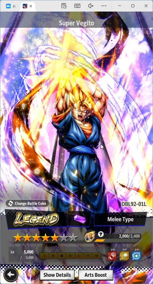 Dragon Ball Legends Accounts High-End Android|Lvl 161|57M Total Power|12 CC|2 LR|7 UL|LR S Vegito,FWK Piccolo|UL SS Goku,SS2 11