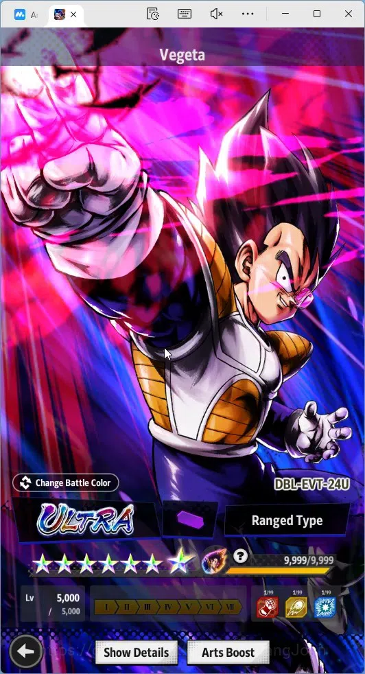 Dragon Ball Legends Accounts High-End Android|Lvl 161|57M Total Power|12 CC|2 LR|7 UL|LR S Vegito,FWK Piccolo|UL SS Goku,SS2 17