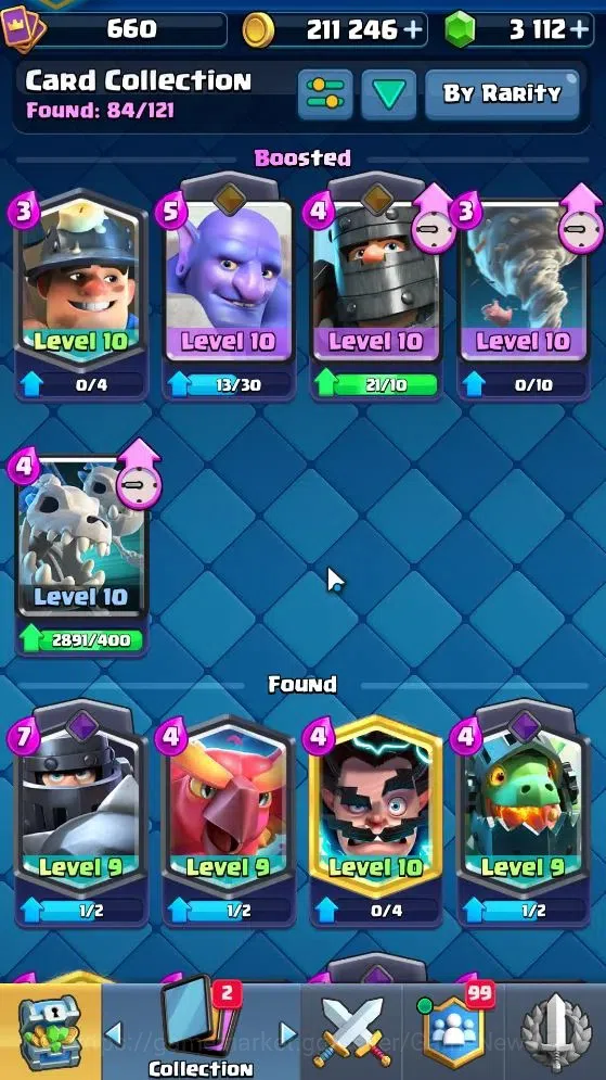 Clash Royale Accounts KTL 10|Trophy 3212|Card 52|1 Hero 3 EVO 10 Epic 20 image 15
