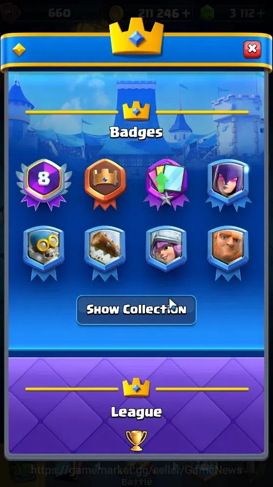 Clash Royale Accounts KTL 10|Trophy 3212|Card 52|1 Hero 3 EVO 10 Epic 20 image 4