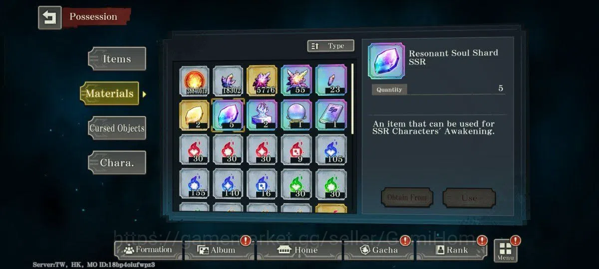 Jujutsu Kaisen: Phantom Parade Accounts Global TW HK | Cube 90k+ | 7 limited 5 soul resona image 2