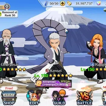 Bleach: Brave Souls Accounts Starter GLOBAL|Fresh All Story|TYBW26 (Genryusai,Jugram,Yhwach,Ikkaku),6th Aizen,TYBW25