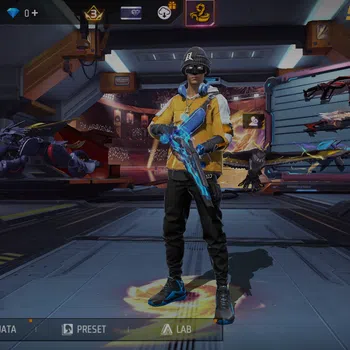 Free Fire Accounts akun epep lagi nih log gogle, bind sepaket , vault rame senjata rame, sg aqua