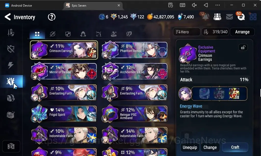 Epic Seven Accounts GLOBAL Unverif|New Era|19 ML(Rhianna and Luciella, image 14