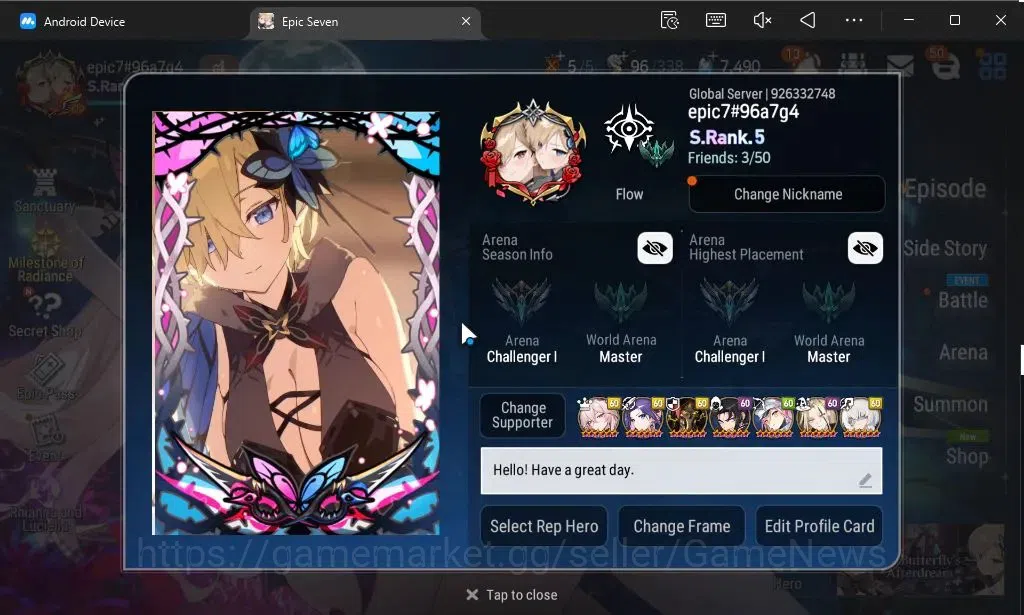 Epic Seven Accounts GLOBAL Unverif|New Era|19 ML(Rhianna and Luciella, image 2