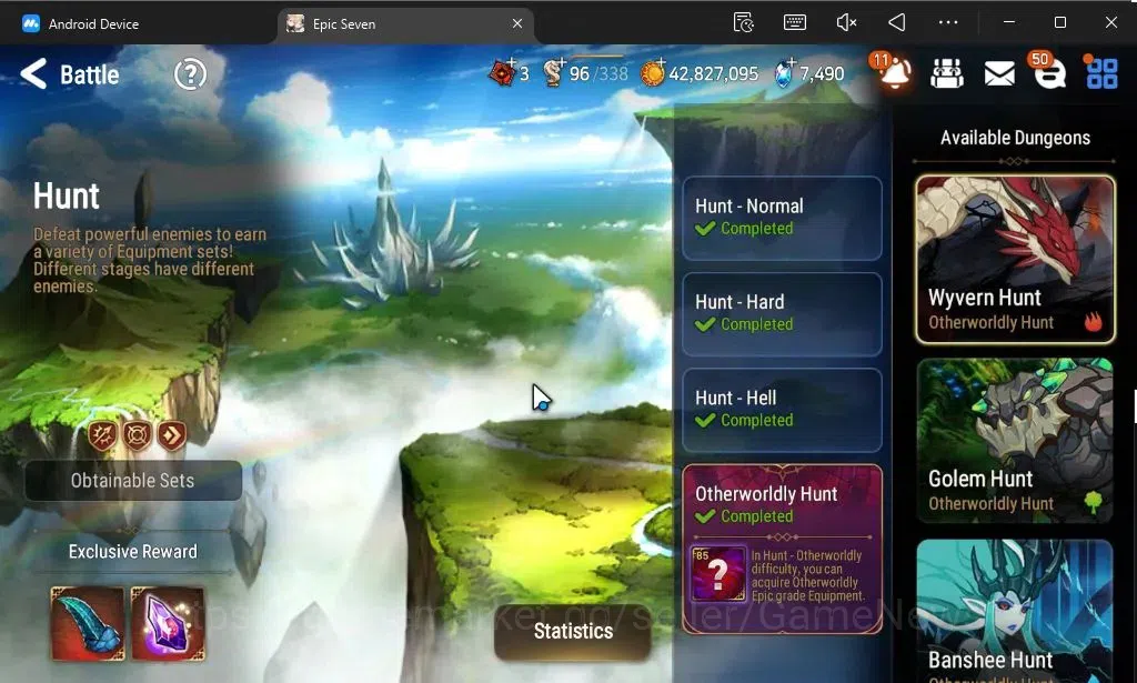 Epic Seven Accounts GLOBAL Unverif|New Era|19 ML(Rhianna and Luciella, image 20