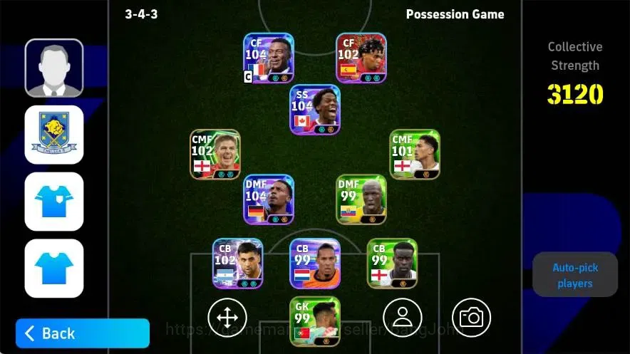 eFootball Accounts High-End Mobile|PW 3120|Jonathan David ShowT,Felix Nmocha ShowT,Kylian Mbappe ShowT,Steven Gerrard 1
