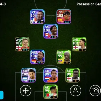 eFootball Accounts High-End Mobile|PW 3120|Jonathan David ShowT,Felix Nmocha ShowT,Kylian Mbappe ShowT,Steven Gerrard