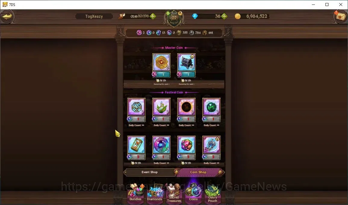 The Seven Deadly Sins: Grand Cross Accounts Global|2,5M CC|2 LR+5 UR+Collab Konosuba.TOG|Ludoc image 14