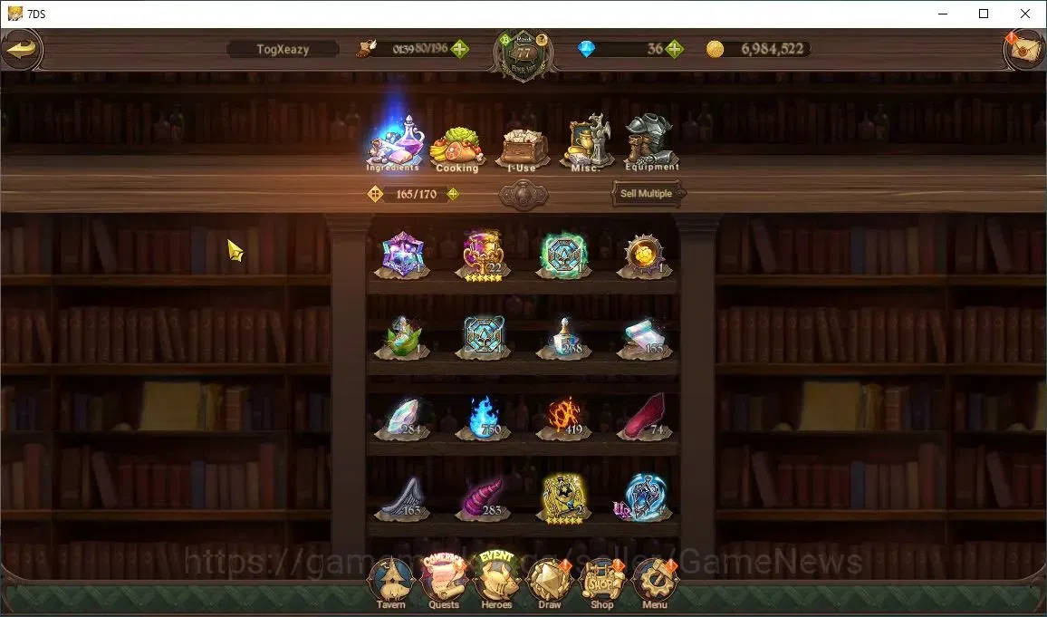 The Seven Deadly Sins: Grand Cross Accounts Global|2,5M CC|2 LR+5 UR+Collab Konosuba.TOG|Ludoc image 15