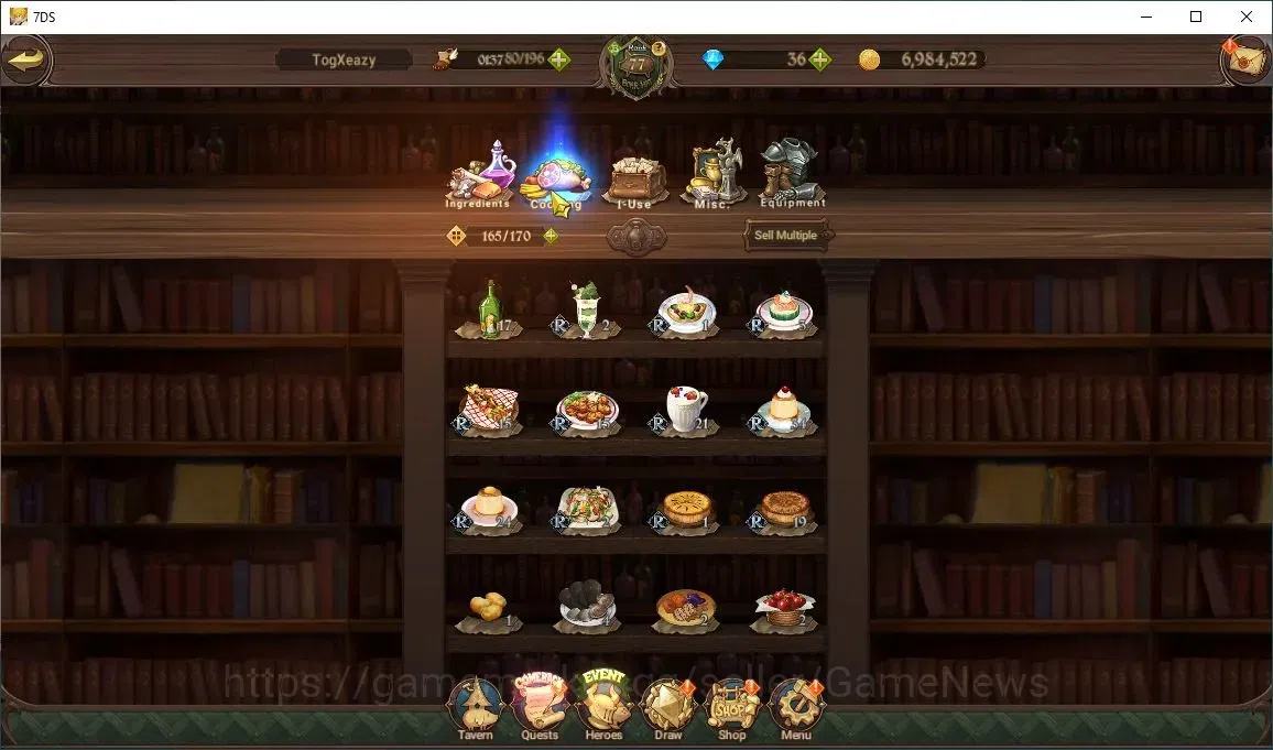 The Seven Deadly Sins: Grand Cross Accounts Global|2,5M CC|2 LR+5 UR+Collab Konosuba.TOG|Ludoc image 16