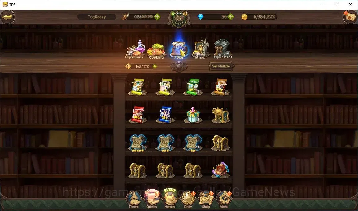 The Seven Deadly Sins: Grand Cross Accounts Global|2,5M CC|2 LR+5 UR+Collab Konosuba.TOG|Ludoc image 17
