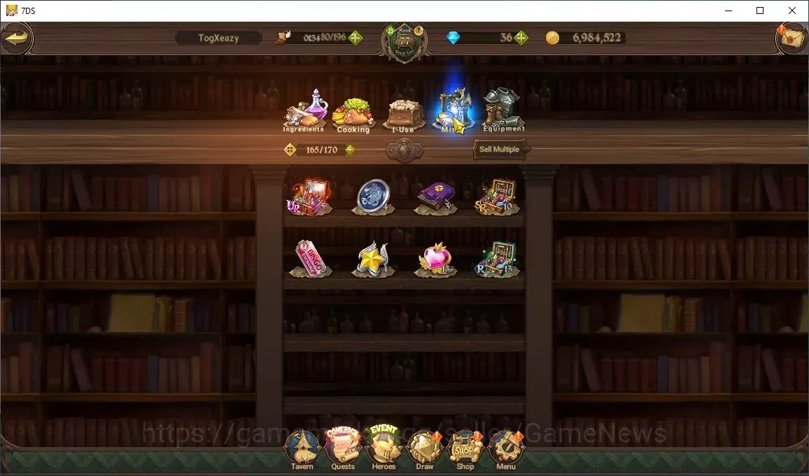 The Seven Deadly Sins: Grand Cross Accounts Global|2,5M CC|2 LR+5 UR+Collab Konosuba.TOG|Ludoc image 18
