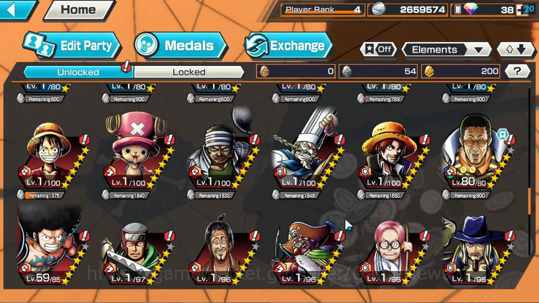 One Piece Bounty Rush Accounts Global|6 EX|4Emperor Teach,5Elder Saturn,FilmZ Zep image 7
