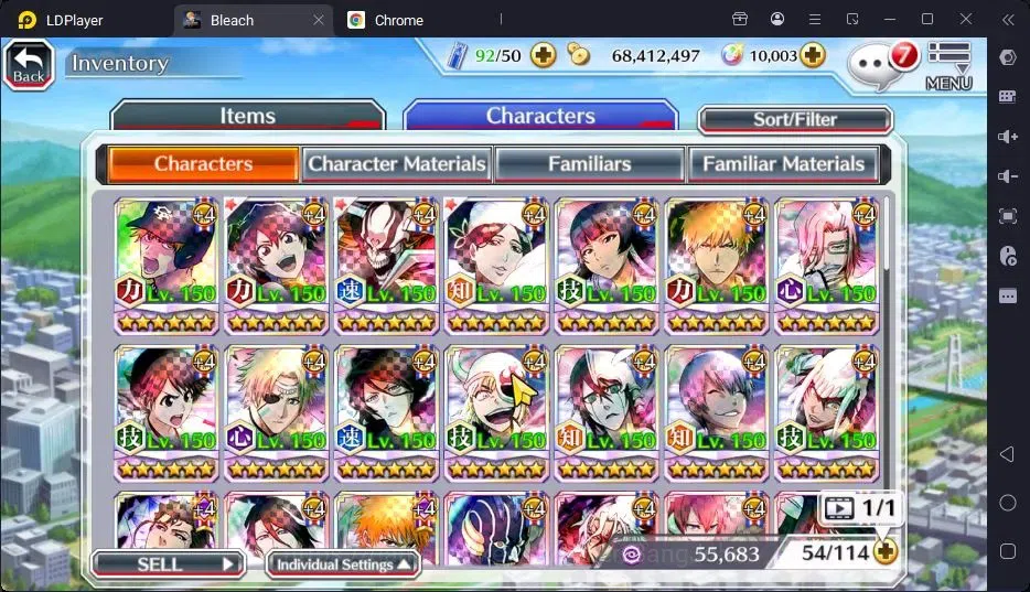 Bleach: Brave Souls Accounts Starter GLOBAL | 10K Orb + fresh Story |Ichigo 8TH,Zangetsu Speed,UlquioraTheHidden,Aizen 10