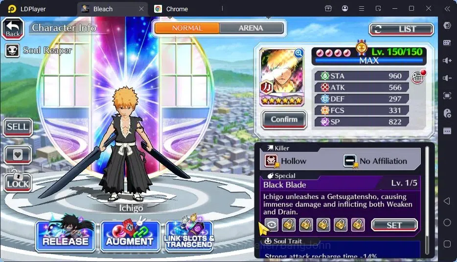 Bleach: Brave Souls Accounts Starter GLOBAL | 10K Orb + fresh Story |Ichigo 8TH,Zangetsu Speed,UlquioraTheHidden,Aizen 12