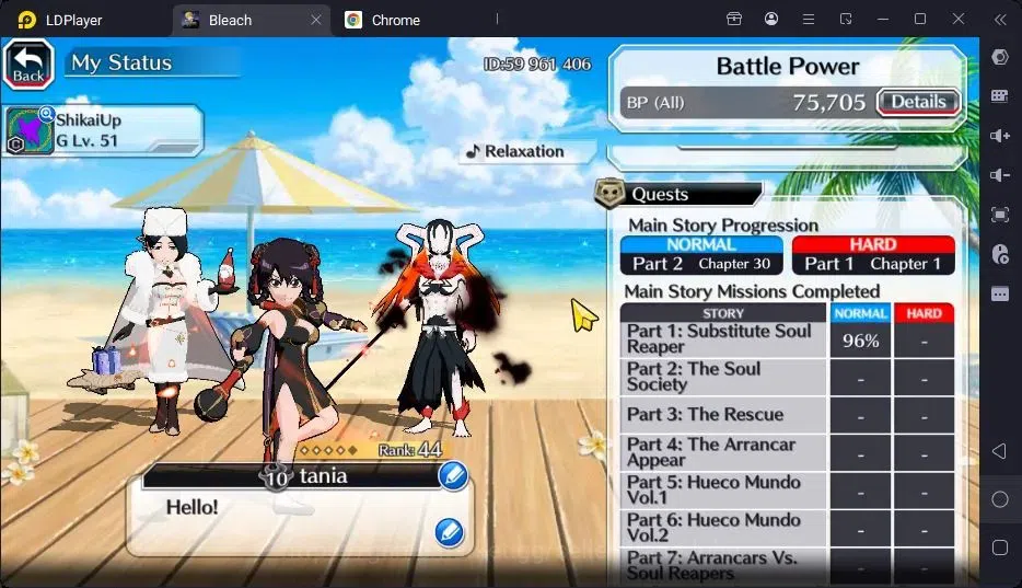 Bleach: Brave Souls Accounts Starter GLOBAL | 10K Orb + fresh Story |Ichigo 8TH,Zangetsu Speed,UlquioraTheHidden,Aizen 4