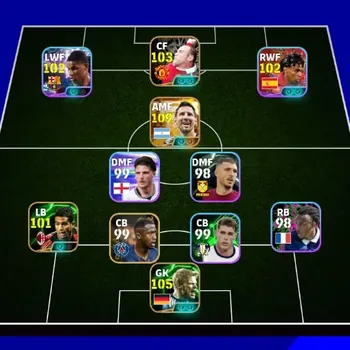 eFootball Accounts Legends & Iconic Players Android|PW3107|NewLionelMessiBigT,MarcusRashfordShowT,Suzuki Yuma Show T,Oliver