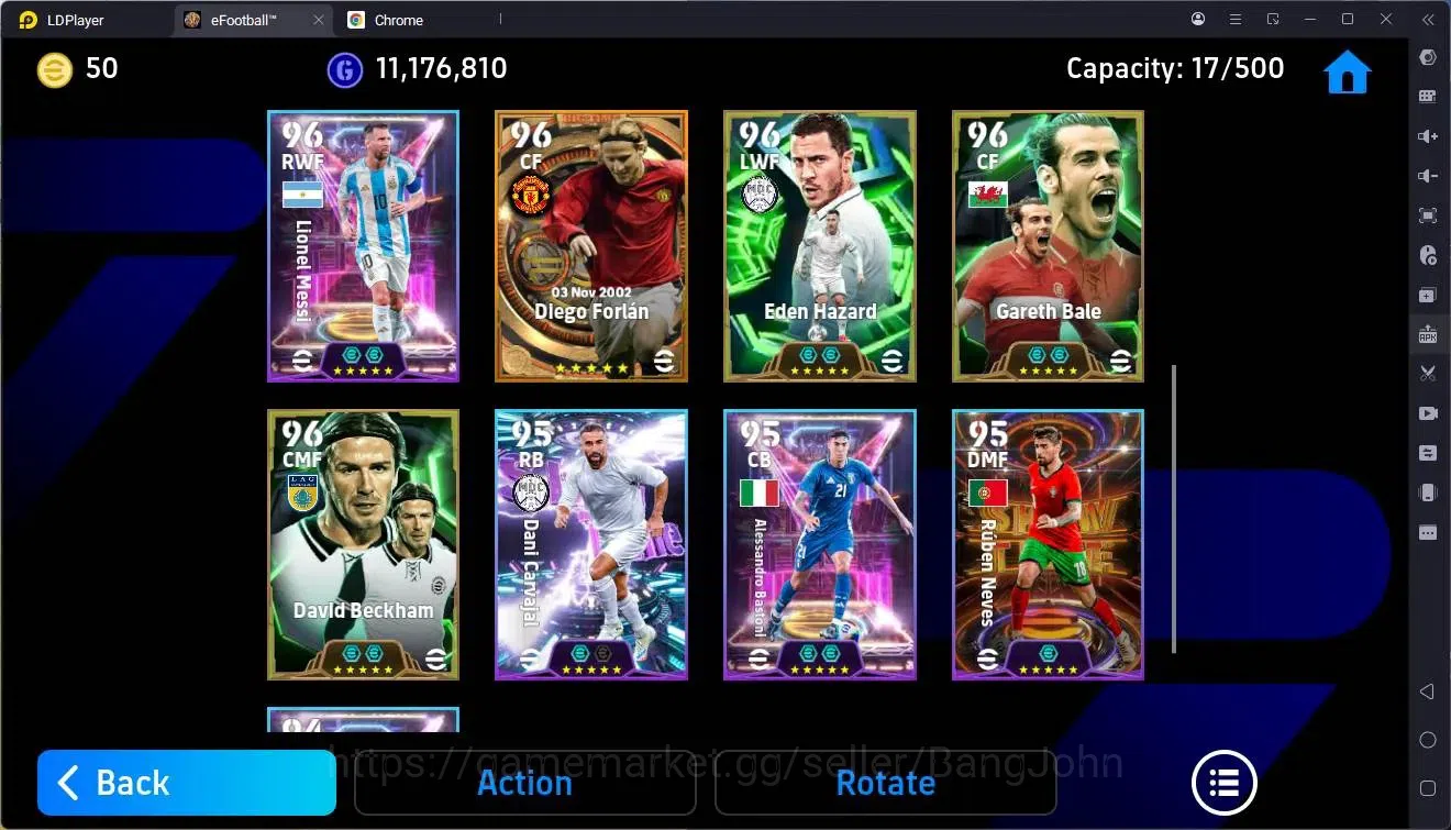 eFootball Accounts High-End Mobile |PW 3158|Bigtime Forlan|Epic Lahm,Scholes,Gerrard,Rijkaard,Bale Etc|SHW Messi,Kökçü,Yamal 5