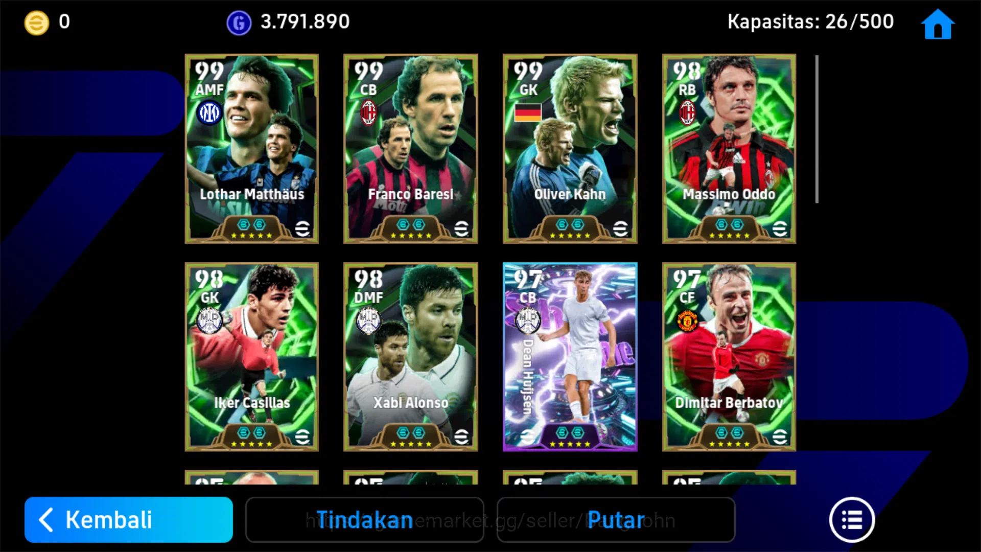 eFootball Accounts Power 3207 | Seijder Epic db | Casillas Epic db |  image 4