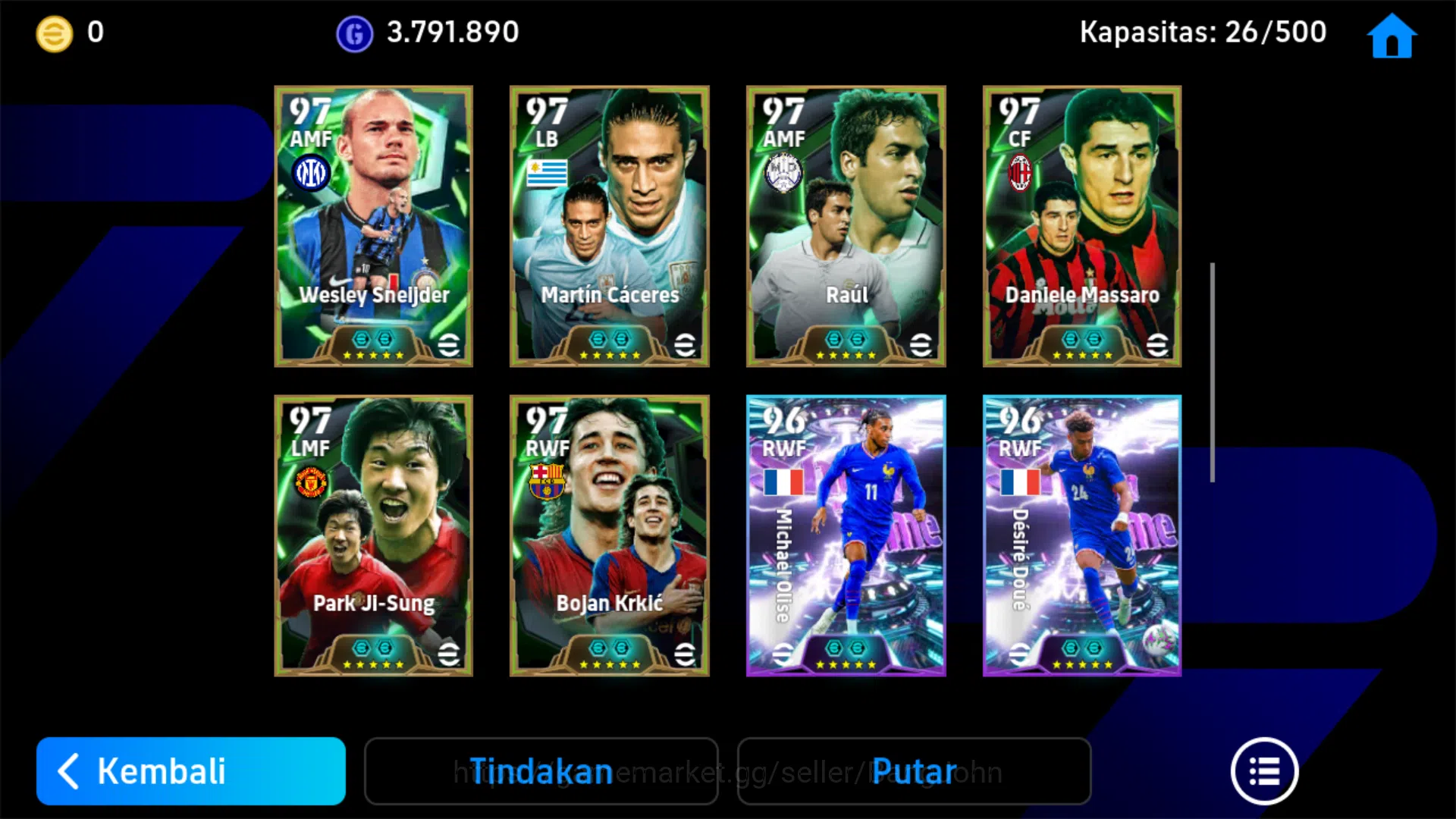 eFootball Accounts Power 3207 | Seijder Epic db | Casillas Epic db |  image 5