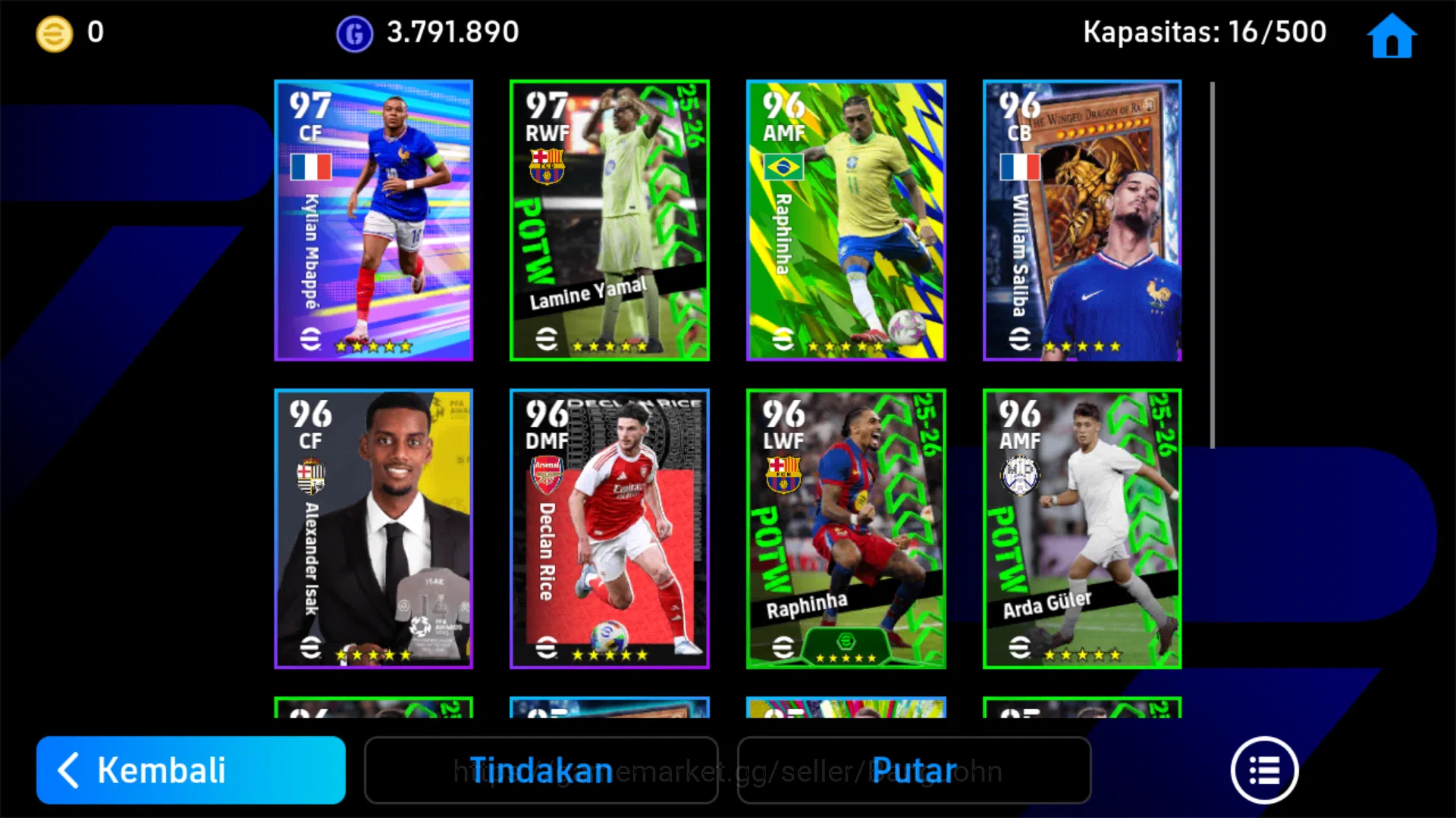 eFootball Accounts Power 3207 | Seijder Epic db | Casillas Epic db |  image 8
