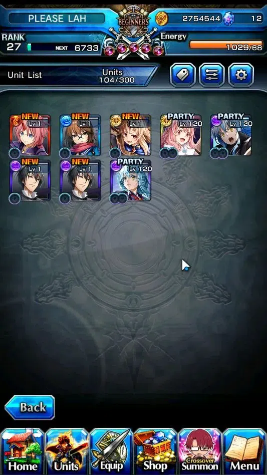 Grand Summoners Accounts Mid-Game Global|Rank 27|7 Ascend 2 TW|(DL Rimuru,DLS Rimuru)+TW,2x Diablo,Shuna,CF Milim,Canaria,G 4