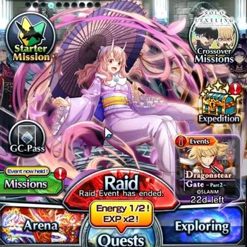 Grand Summoners Accounts Mid-Game Global|Rank 27|7 Ascend 2 TW|(DL Rimuru,DLS Rimuru)+TW,2x Diablo,Shuna,CF Milim,Canaria,G