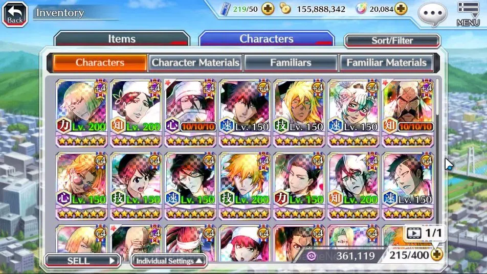 Bleach: Brave Souls Accounts [GLOBAL]20K Orbs+Fresh All Story|Lv200(TYBW24 Byak image 11