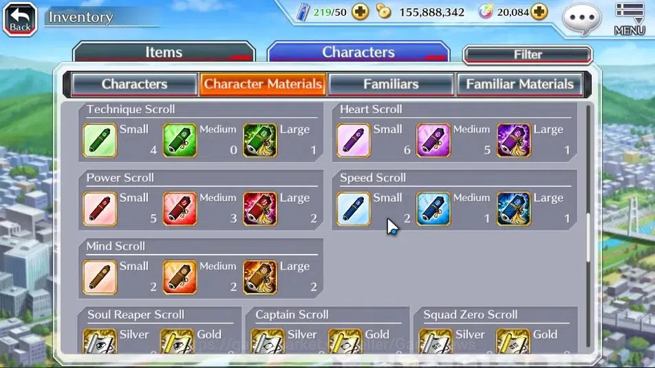 Bleach: Brave Souls Accounts [GLOBAL]20K Orbs+Fresh All Story|Lv200(TYBW24 Byak image 18