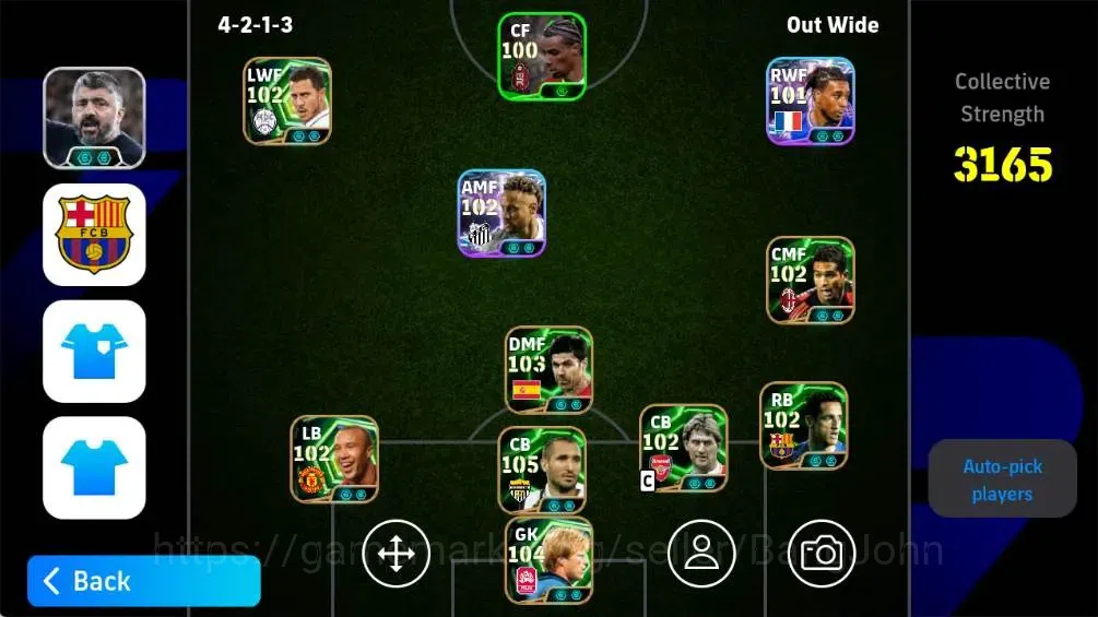 eFootball Accounts Mobile|PW 3165|Giogio Chlellini Epic,Xabi Alonso E image 1