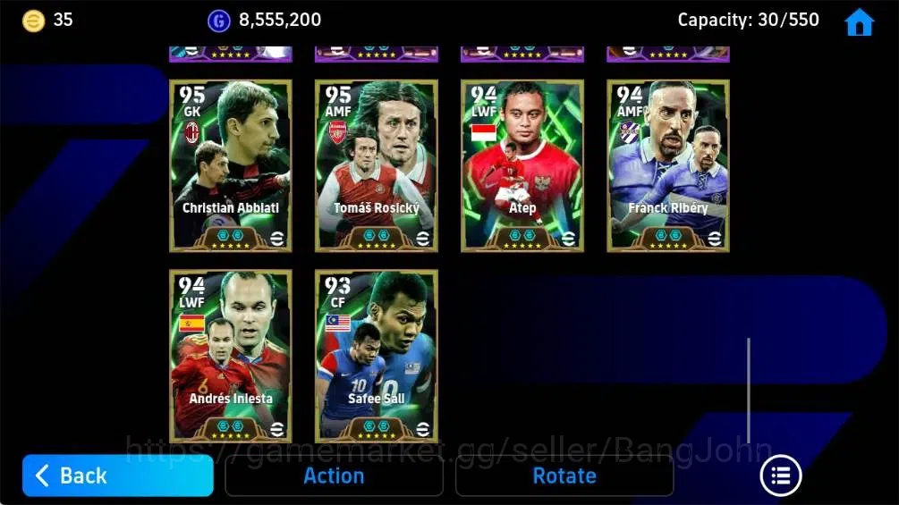 eFootball Accounts Mobile|PW 3165|Giogio Chlellini Epic,Xabi Alonso E image 7