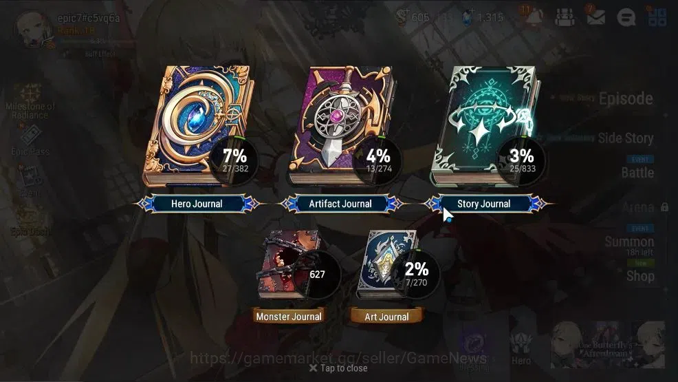 Epic Seven Accounts GLOBAL UnVerif|New Era|2 ML(Rhiana&Luciel,BW ISeri image 3