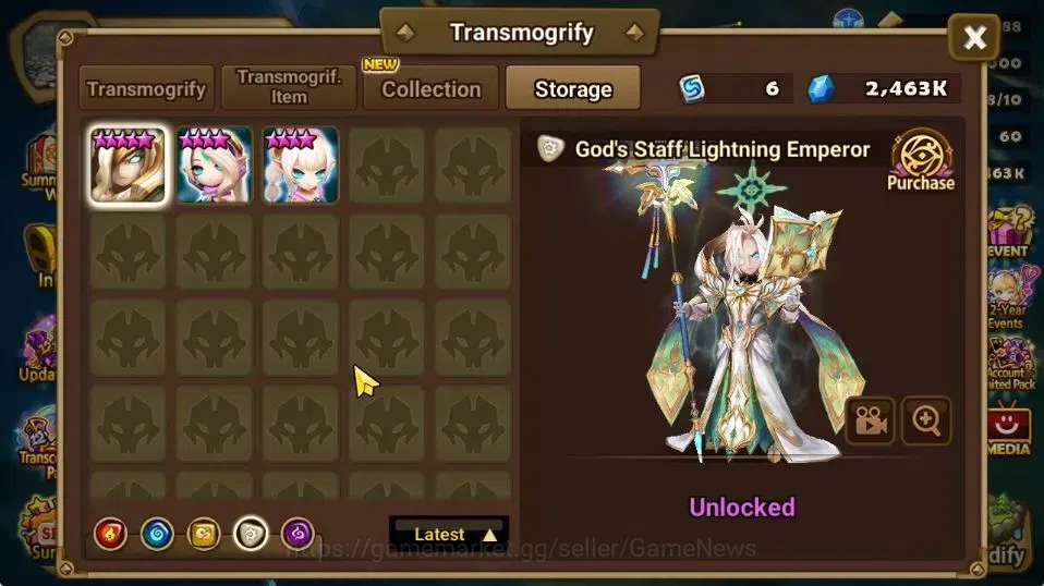 Summoners War: Sky Arena Accounts GLOBAL Lv 69|1 LD[Geldnir]|22 Total NB5[Leo,Xing Z image 13