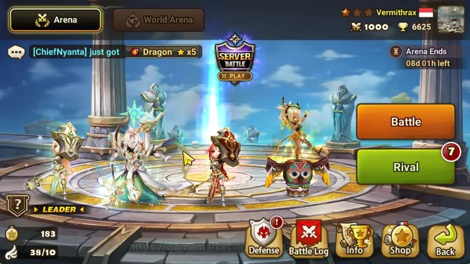 Summoners War: Sky Arena Accounts GLOBAL Lv 69|1 LD[Geldnir]|22 Total NB5[Leo,Xing Z image 9