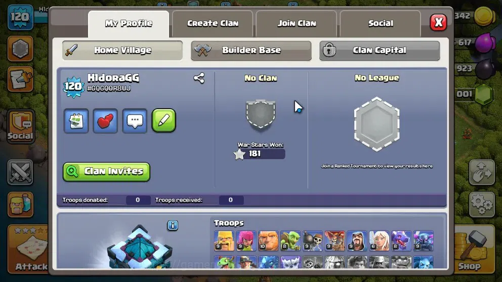 Clash of Clans Accounts High-End LV 120|TH 13-BH 6|HH 7|LimitedSkin|BK 50 AQ 50 GW 23 MP 50 RC 16 BM 4 |1001 Gems|CN 2