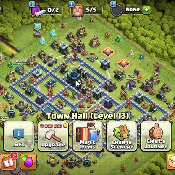 Clash of Clans Accounts High-End LV 120|TH 13-BH 6|HH 7|LimitedSkin|BK 50 AQ 50 GW 23 MP 50 RC 16 BM 4 |1001 Gems|CN