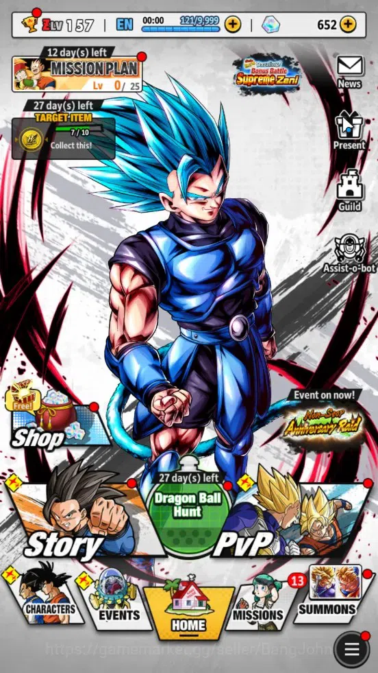 Dragon Ball Legends Accounts Global | Lvl 157|354M Total Power|3 LR|4 UL|LR Bro image 16