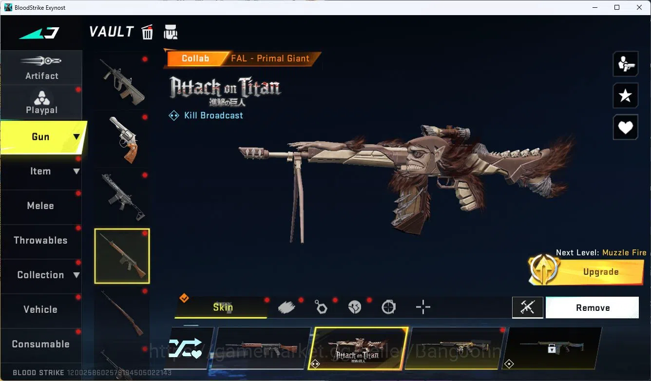 Blood Strike Accounts ASIA|COLLAB=QBZ95,KAR98K,FAL,SCAR,KAG-6|ULTRA=ORIG image 10