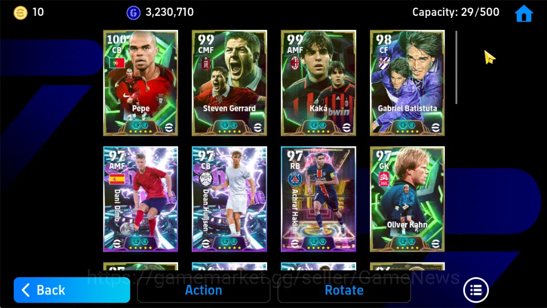 eFootball Accounts Mobile|Pepe(Long-Reach Tackle),Kaka(Momentum Dribb image 5