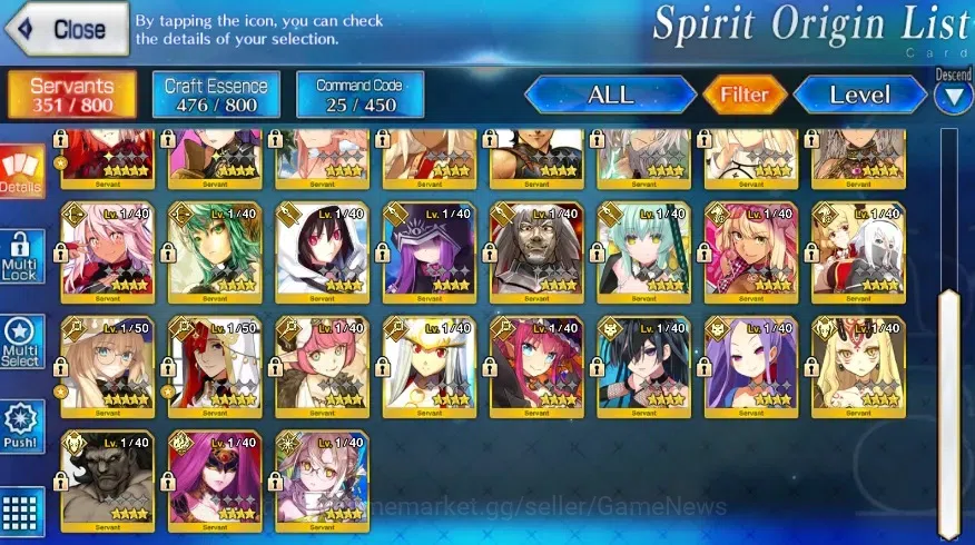 Fate-Grand Order Accounts NA Lv 98|8 limited ssr| Medusa(saberNP2), Draco, S image 10