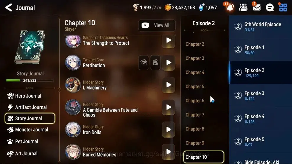 Epic Seven Accounts High-End GLOBAL UnVerif|NewEra|8 ML(Belian,ZIO,Dark Corverus,Etc)+Setsuka,Saria,landy,Etc|AUTO W 11